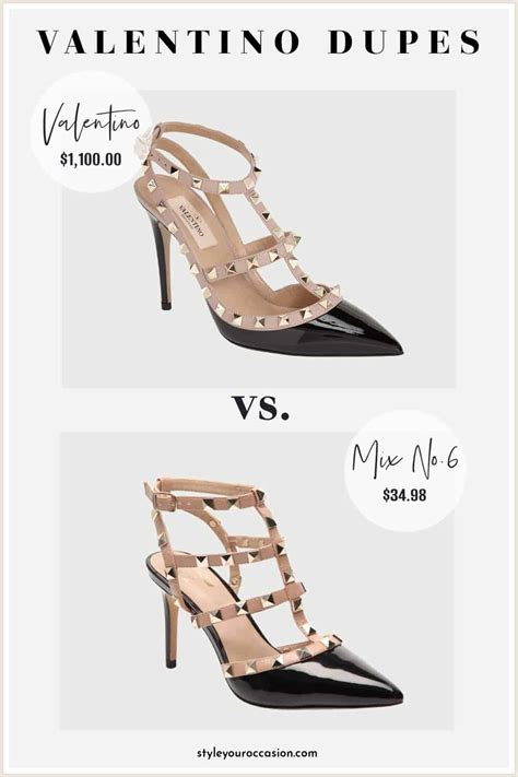 valentino shoes dupes|knockoff valentino studded shoes.